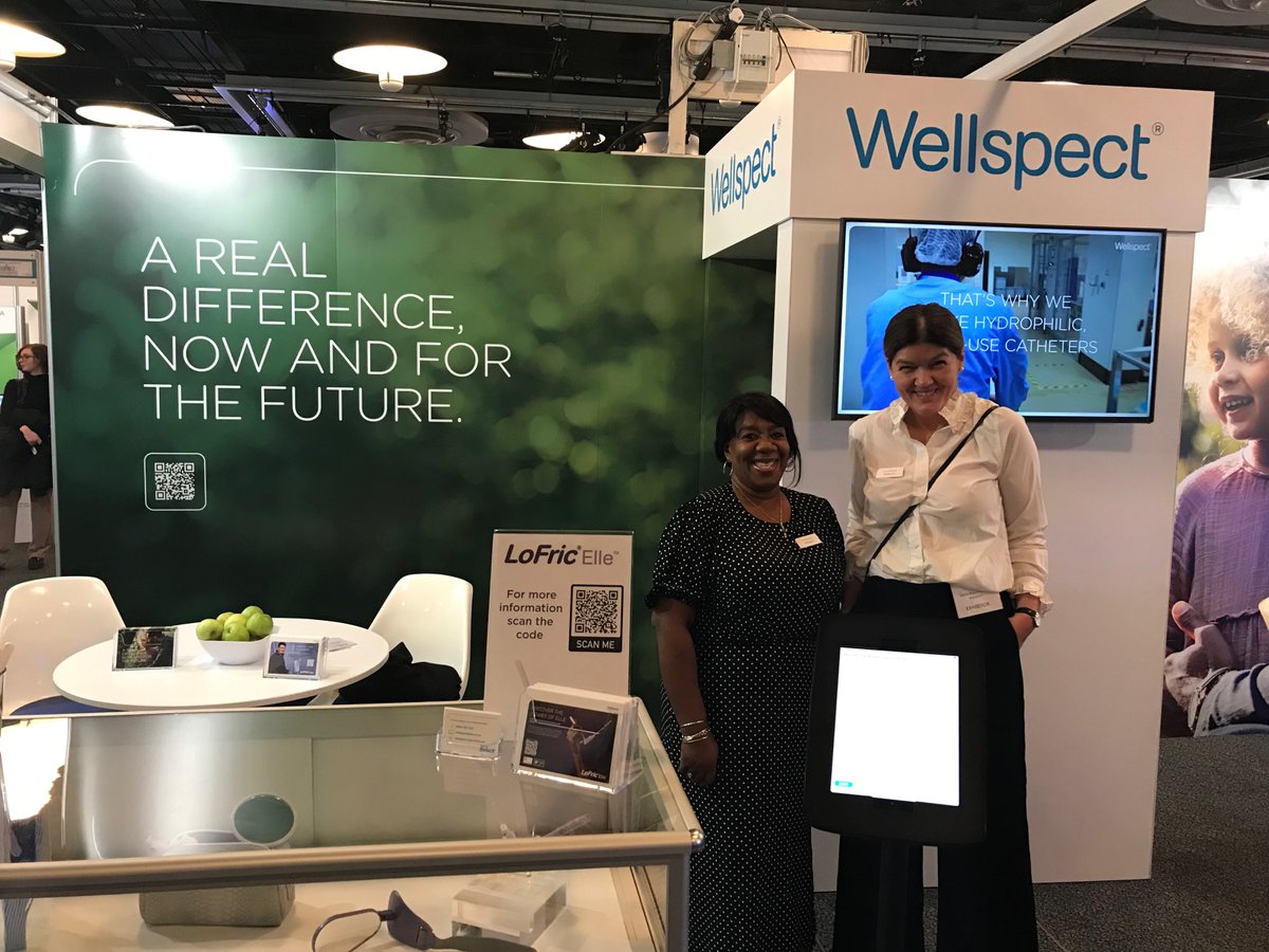WellspectUK's tweet photo. Our Brand Manager, Gosia Kowalewska (right) with Maureen Dennis, a member of the Wellspect Select Nursing Team @BAUNnurses. Learn more about our specialist team of nurses here - https://t.co/Tx3V4ffosi
#urology #BAUN22 https://t.co/EkzYxcWEdN
