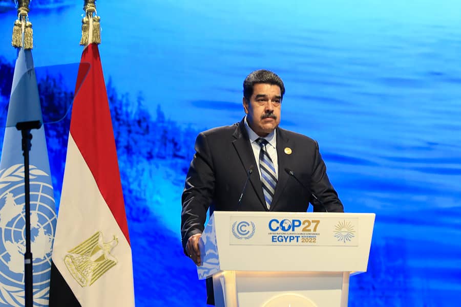 mppsp_vzla's tweet photo. #COP27 || El presidente @NicolasMaduro enfatizó que "resulta doloroso por partida doble tener que admitir, además, que la dimensión de la crisis climática no nos toma por sorpresa"

#CambiemosElSistema https://t.co/LZDbqFd1oR