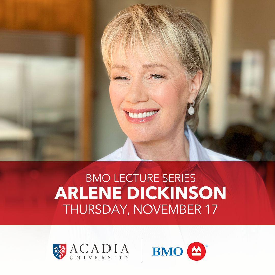 Attention future entrepreneurs: The next BMO Lecture Series event: “Lessons from the Den: Succeeding at Business and Being an Entrepreneur,” featuring Arlene Dickinson, will be held Nov 17 @ 7pm in Convocation Hall. All are welcome, register today: bit.ly/NovBMOLecture