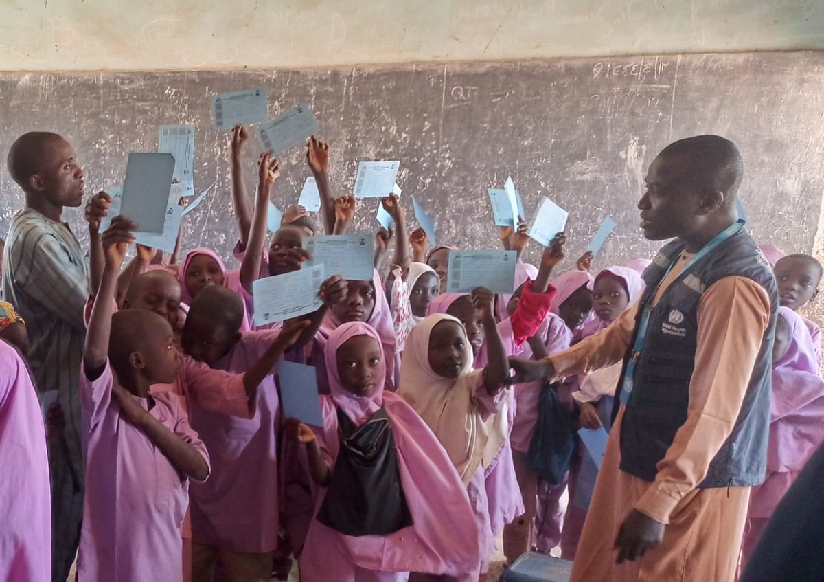 WHO technically supporting the ongoing phase one integrated SIA ( yellow fever, RI and COVID-19) in 28 LGAs in Kano State. 
Kano residents are urged to visit the nearest vaccination post to get vaccinated.
<a href="/mayanaabubakar1/">mayana Abubakar</a> 
<a href="/WMulombo/">W. Kazadi Mulombo</a> 
<a href="/DrHarunaAdamu1/">Haruna I. Adamu, PhD, MPH, MBBS, FRSTMH, MACE</a> 
<a href="/CWarigon/">Charity Warigon</a> 
<a href="/WHONigeria/">WHO Nigeria</a>