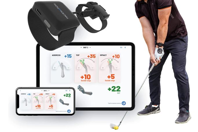 Gdgtify's tweet photo. HackMotion Wrist #Sensor with App for Golfers Fixes Common Swing Faults - https://t.co/FfwRG9Fc6L - #Golf #SwingAnalyzer https://t.co/ot0o3G5UVs