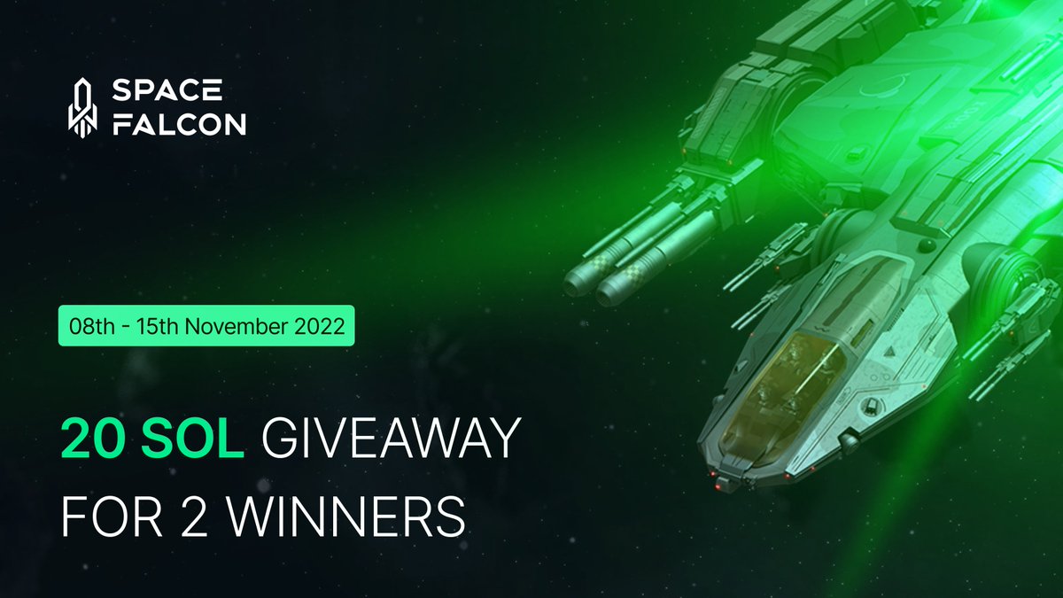 Space Falcon (@spacefalconio) on Twitter photo With all that’s been happening in the past few days between FTX and Binance, Space Falcon wants to cheer up the crypto community.
How about the giveaway of 20 SOL?
✅Tag 2 friends
✅Retweet
✅Follow <a href="/SpaceFalconIO/">Space Falcon</a>
Don't forget to turn on your 🔔
#FTT #FTX #Binance #Solana With all that’s been happening in the past few days between FTX and Binance, Space Falcon wants to cheer up the crypto community.
How about the giveaway of 20 SOL?
✅Tag 2 friends
✅Retweet
✅Follow <a href="/SpaceFalconIO/">Space Falcon</a>
Don't forget to turn on your 🔔
#FTT #FTX #Binance #Solana