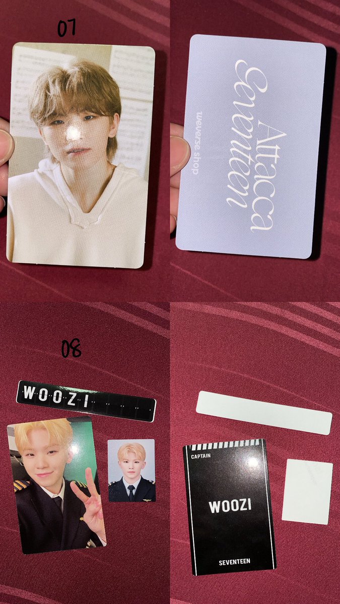 SVTMsia's tweet photo. [ STOCK CLEARANCE : WTS / QYOP ] Seventeen Official Photocards Thread

• You may quote reply here or dm your price excluding postage according to the codes labelled. Eg 01 : RM 25 etc ☺️
• The thread will be updated from time to time when i’m free 🫶🏻 #PasarSeventeen #PasarSVT https://t.co/f70oyeSOuF