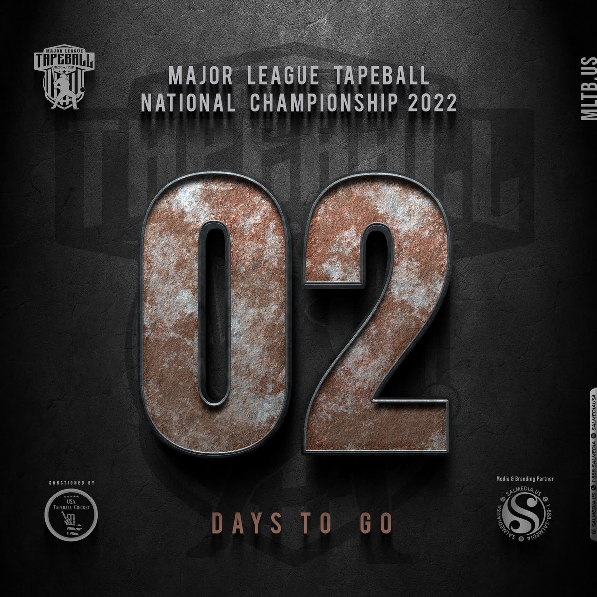 mltbusa's tweet photo. 2 Days to Go for MLT National Championship... 
Media &amp; Branding Partner: @salmediausa

#MLT #Tapeball #NationalChampionship #2DaystoGo #Houston #Texas #SalMedia #SalMediaUSA https://t.co/lVh4I2bUGn