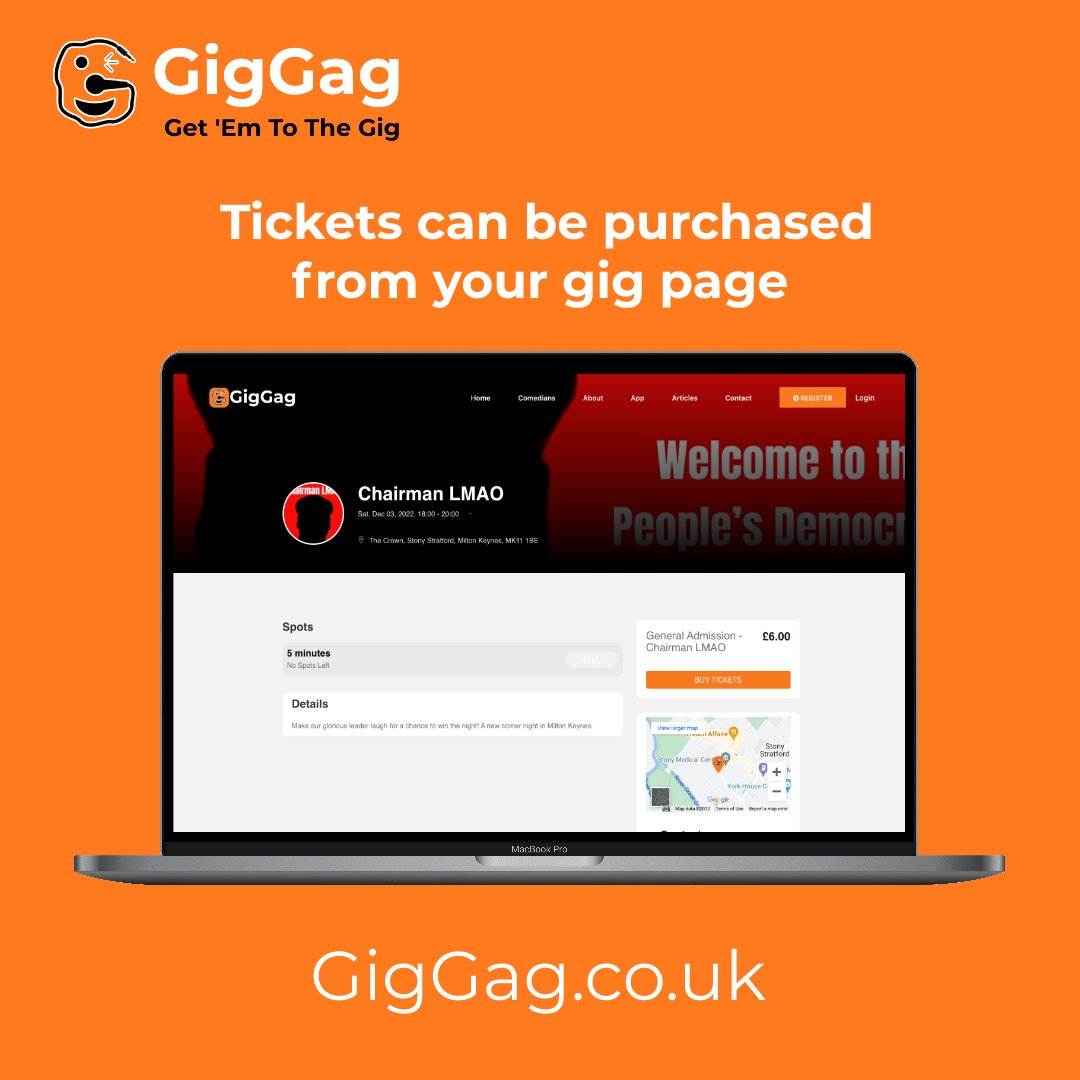 giggagapp's tweet photo. Introducing Ticketing! You can now sell tickets for your gigs through GigGag! Install v2.3.0.
#GigGag #StandupComedy #Standup #app #iOS #Android #Comedy #Funny #Laugh #ticketsales #Hilarious #OpenMic #LondonComedy #BirminghamComedy #EdinburghComedy https://t.co/Hvs70KWI3l