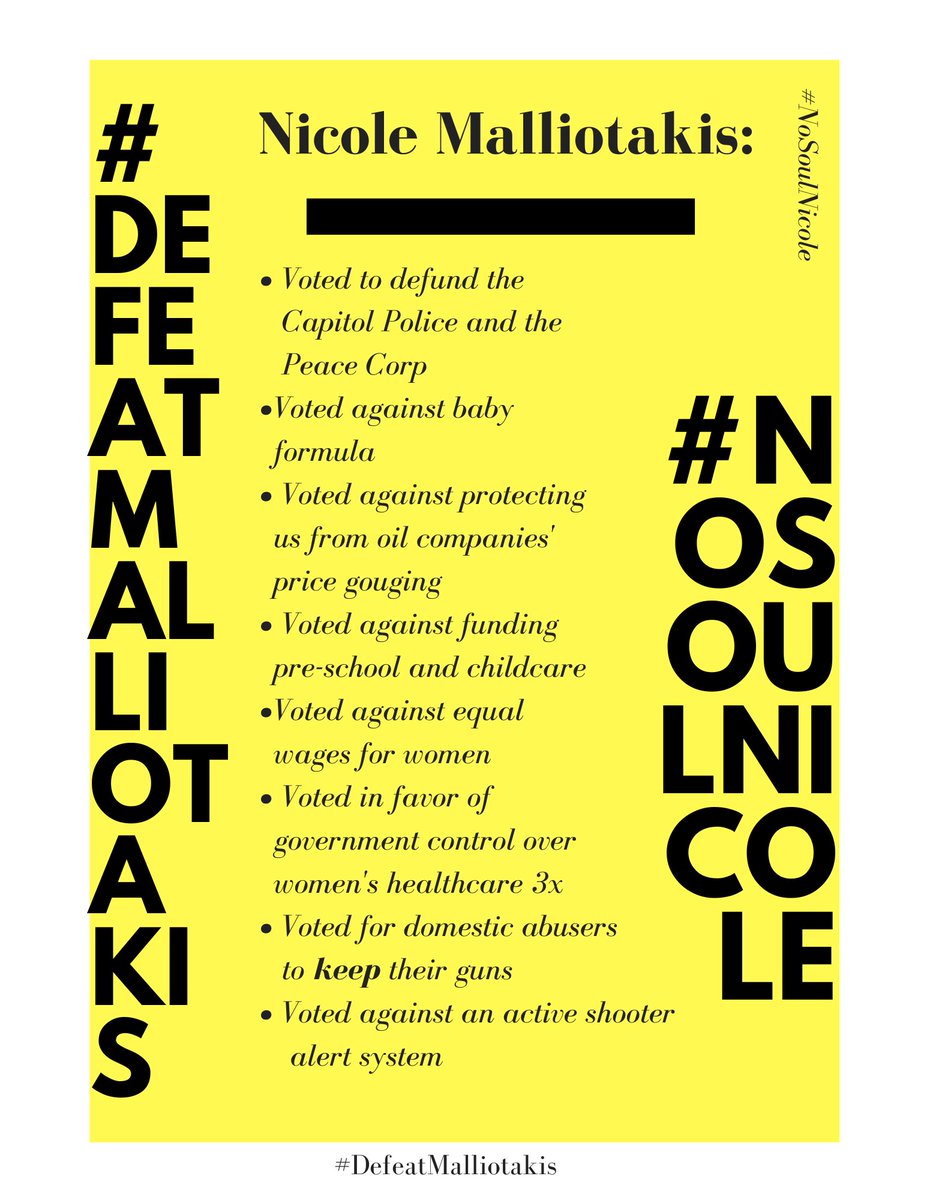 If you still haven't voted in N-11 today, remember that #NoSoulNicole has done nothing for you. #DefeatMalliotakis and let's vote for someone who actually cares.