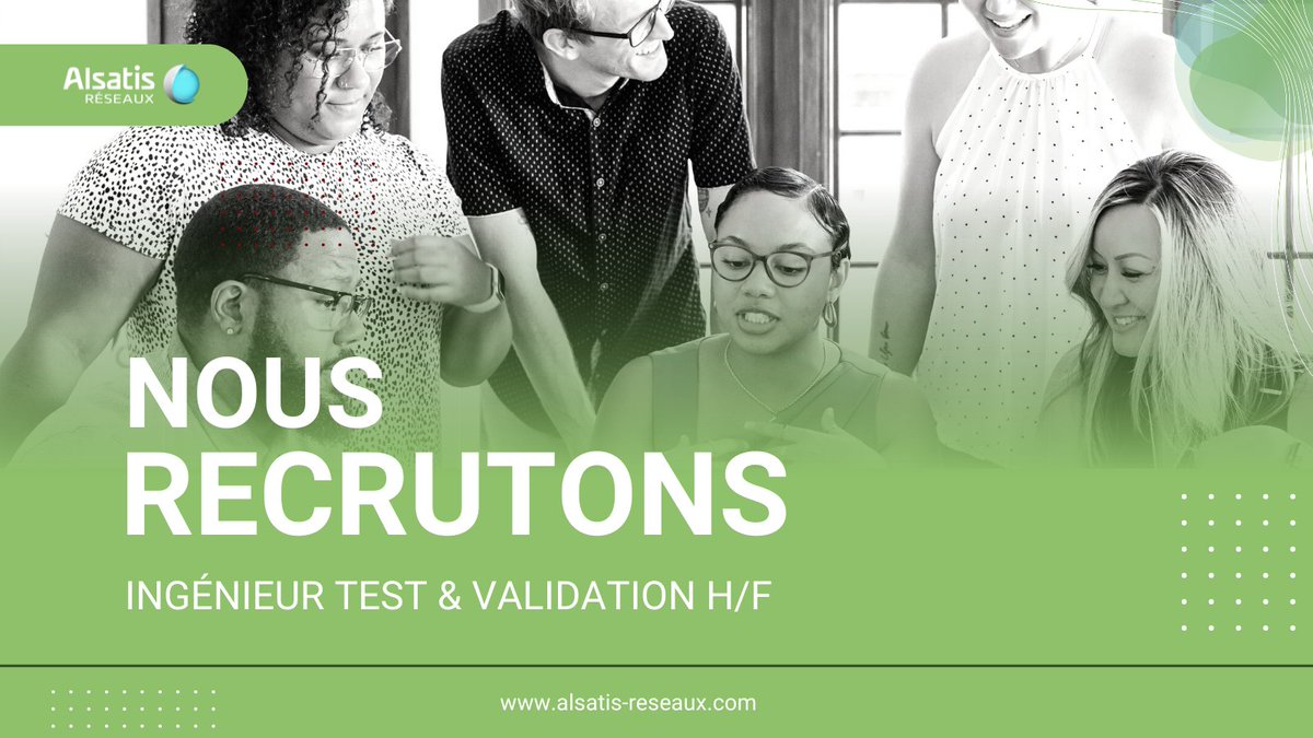 🚨 ALERTE RECRUTEMENT 🚨

Nous recherchons un/une Ingénieur Test &amp; Validation pour rejoindre l'équipe Réseaux en charge de l’ingénierie, du déploiement et de l’exploitation de réseaux multi technologiques.

➡️linkedin.com/jobs/view/3341…

#recrutements #telecom #alsanews