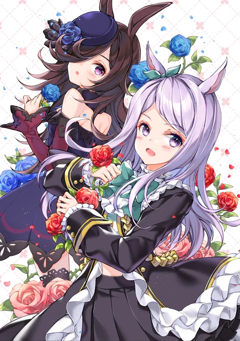 バラの娘たち #メジロマックイーン #ライスシャワー #ウマ娘プリティーダービー  #ウマ娘 