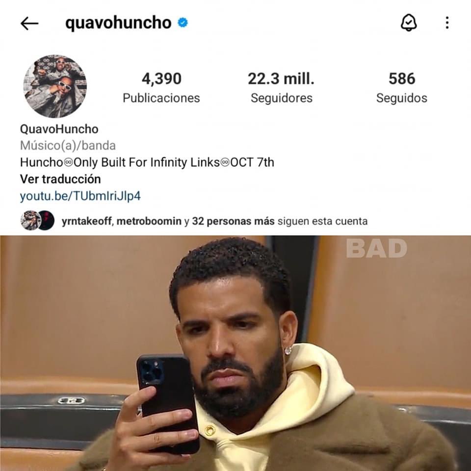 Moi à chaque minute je vais sur Instagram de Quavo pour voir s'il a posté quelque chose concernant Takeoff.
