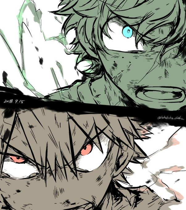 ヒロアカ最近のは追えてないけど
描いたのだとこのらくがきがすきかも 