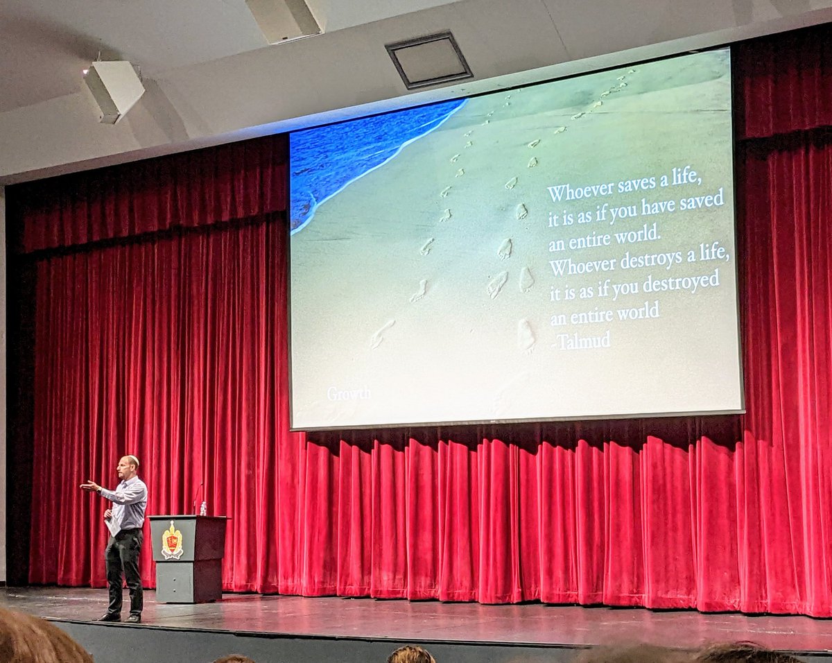 What a great way to start our day of learning. Thank you Rabbi Kellner! #ItsWorthIt