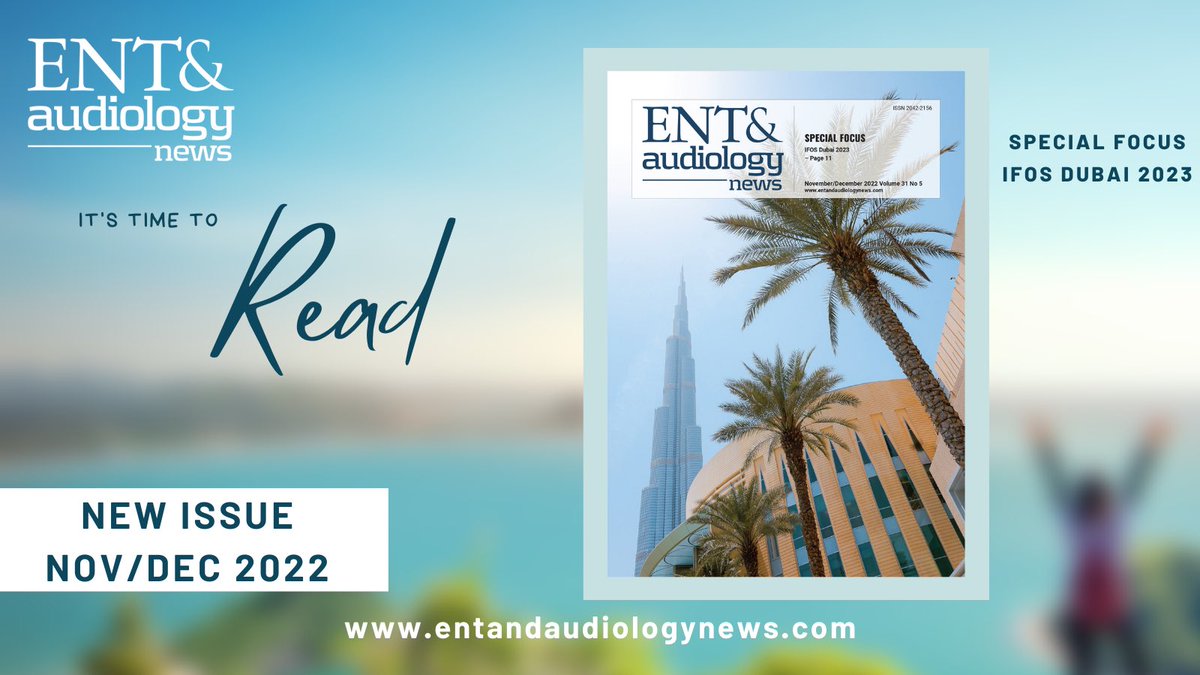 Have you received the 📚 Nov/Dec ENT &amp; Audiology News into your inbox? It’s time to read! If you haven’t already, please make sure you register now to receive your free print/digital copy. 

✅Register: entandaudiologynews.com/register
📚Digital Issue: bit.ly/3gYyxji
#ENT