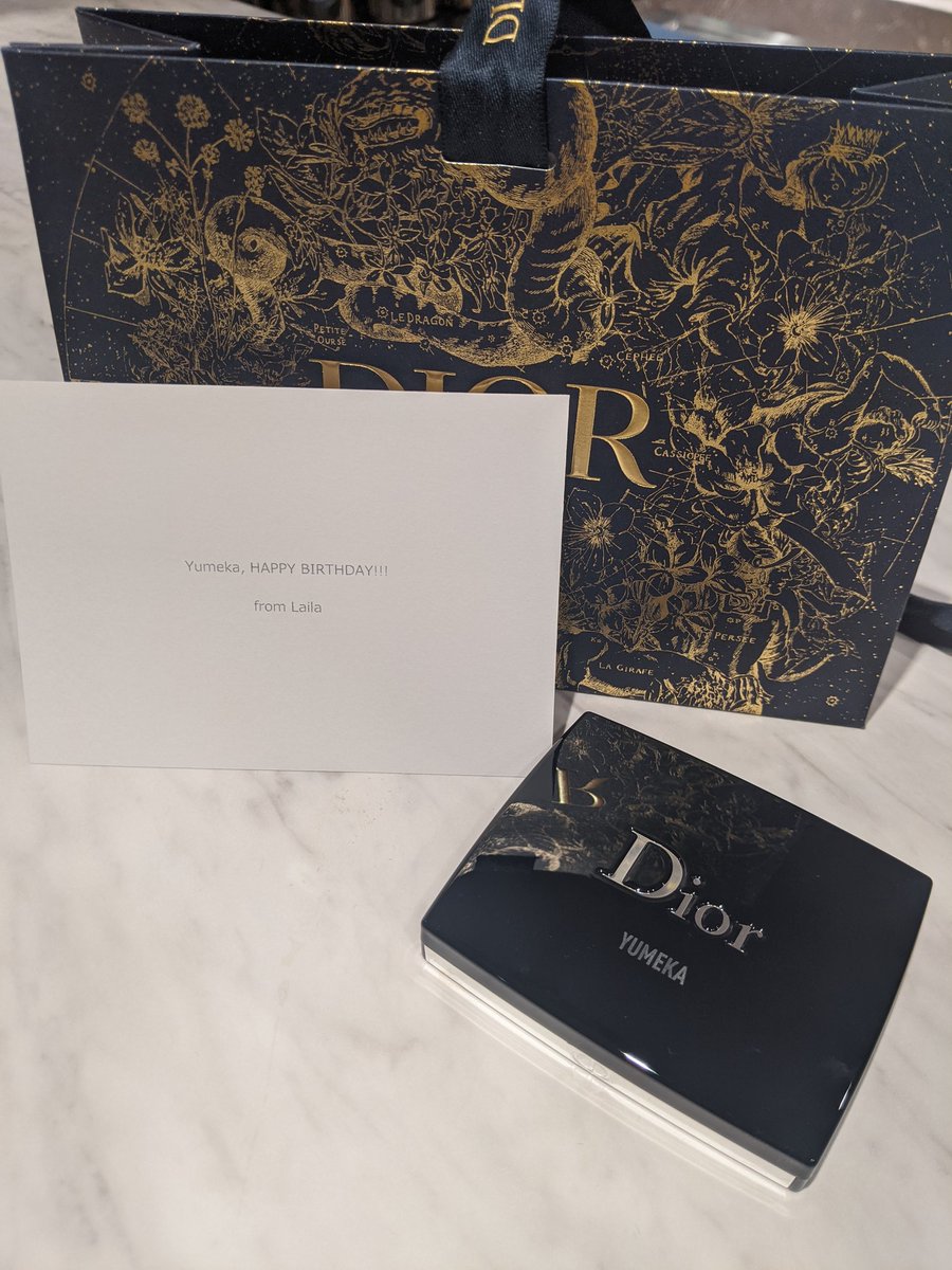 愛しのライラちゃんが誕プレくれた💓
YUMEKAってかいてる…！
いっぱい悩んでくれたみたい。
うれしい🥲大切に使お✨