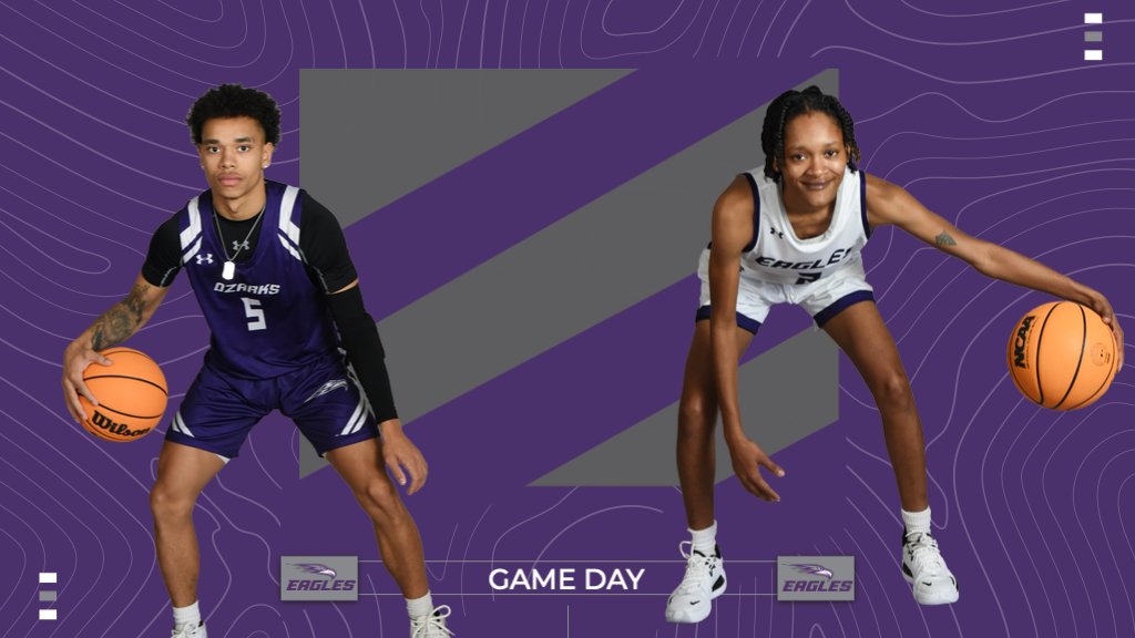 🏀Game Day🏀
🆚Rhodes (M)/Hendrix (W)
📍Clarksville, Ark.
⌚️6 pm (M) &amp; 8 pm (W)
📊uofoathletics.com/sports/mbkb/20… (Men)
📊uofoathletics.com/sports/wbkb/20…
🎥portal.stretchinternet.com/ozarks/
