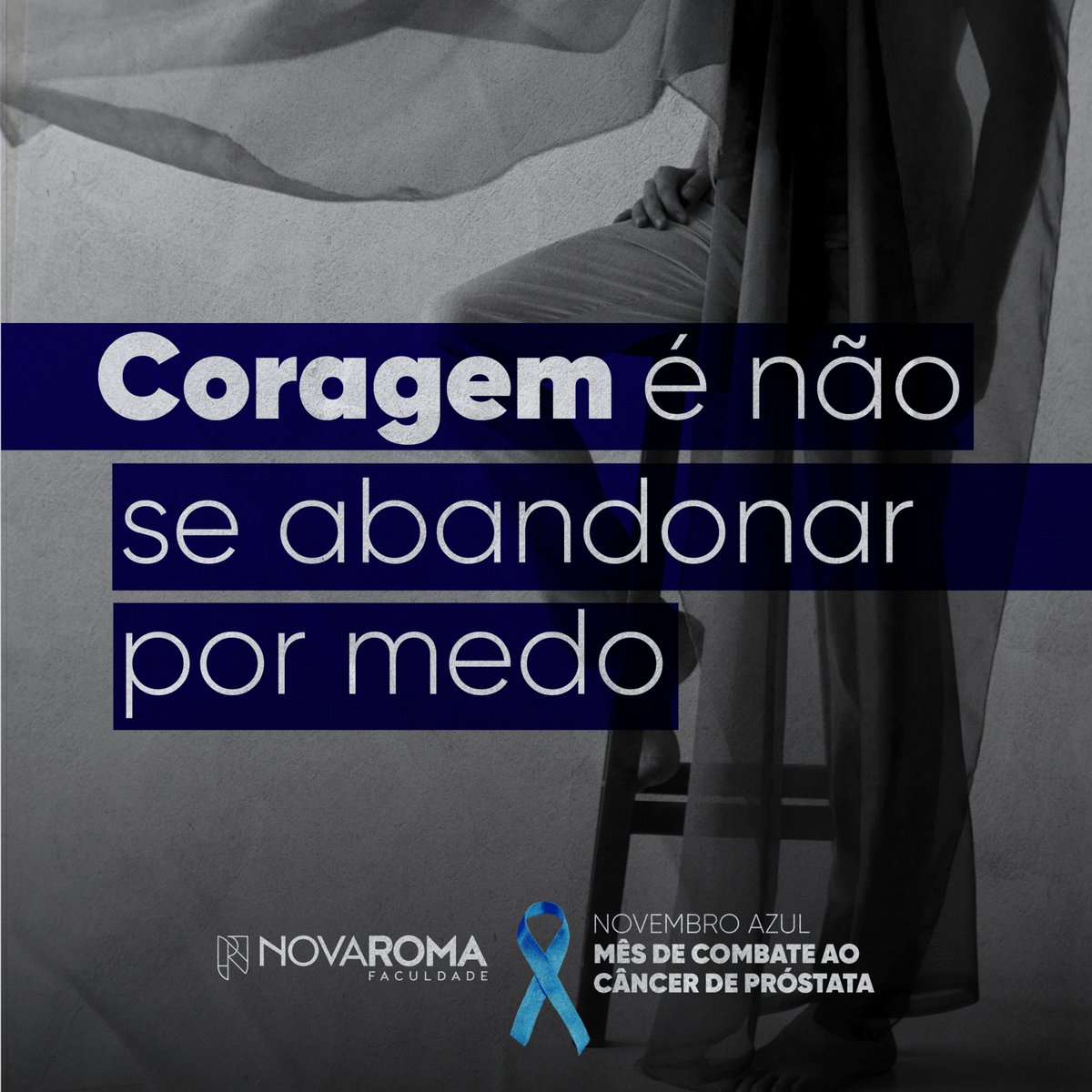 Novembro chegou para conscientizar 💙

Estamos falando da campanha Novembro Azul, que ressalta a importância, são só da prevenção, como também, do diagnóstico precoce do câncer de próstata 😌

Coragem é não se abandonar por medo, estamos juntos pela saúde masculina! 🥹🥰