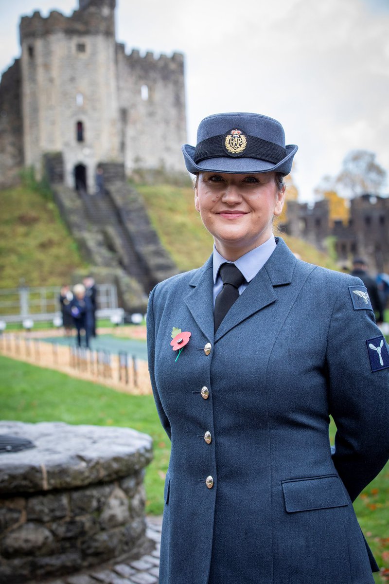 “As a current serving member of the RAF Reserves, Remembrance is an opportunity to remember all the servicemen and women who’ve paid the ultimate sacrifice.”

-AS1 Michelle, a Personnel Support Officer from 614 (County of Glamorgan) Squadron. @614RAUXAFSQN