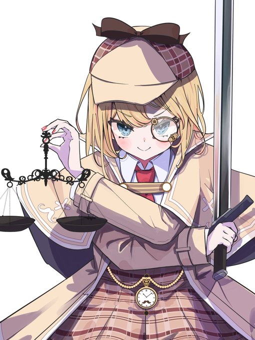 「探偵 チェックスカート」のTwitter画像/イラスト(新着)