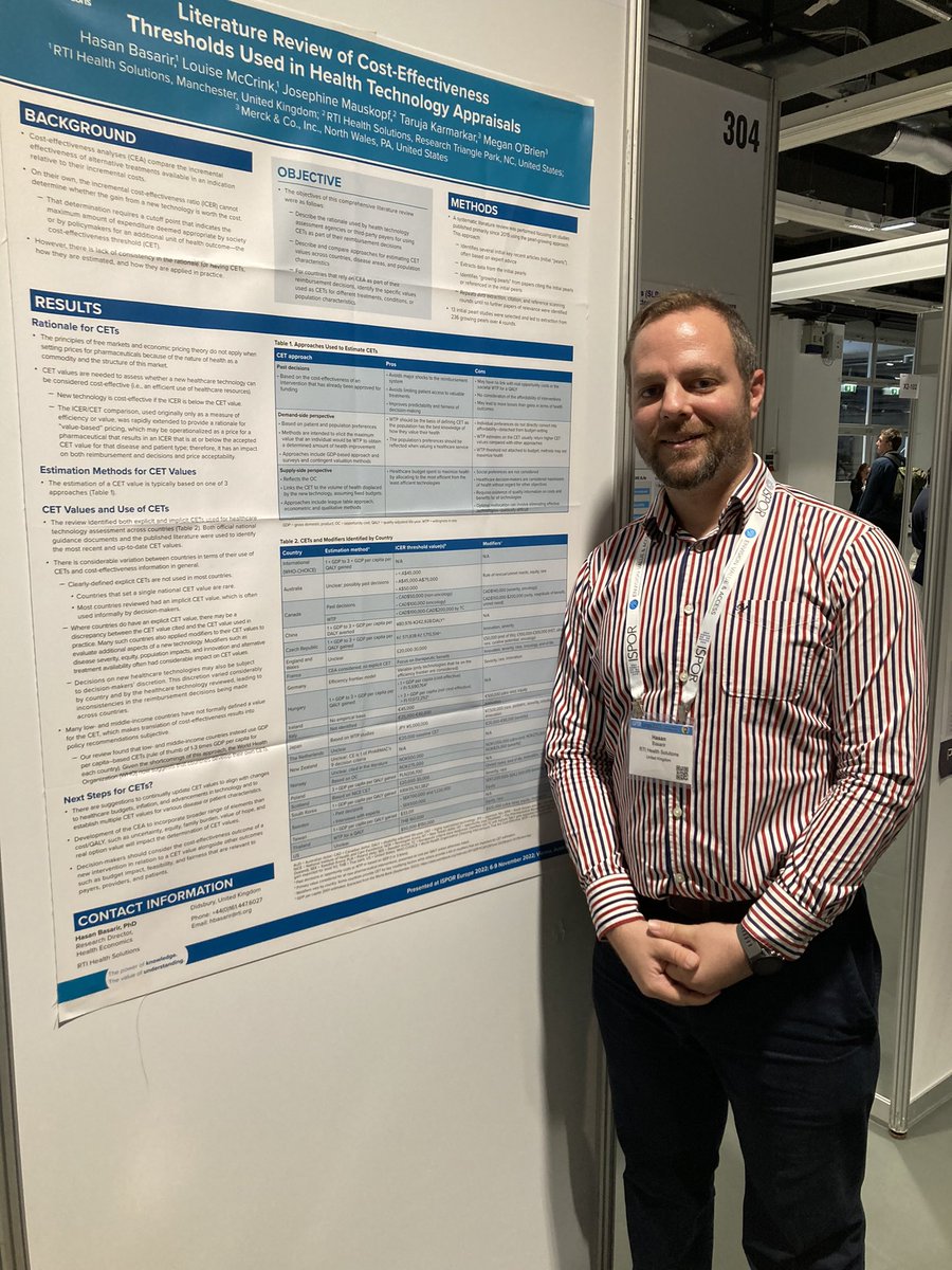 RTI Health Solutions (@rtihs) on Twitter photo <a href="/BasarirH/">Hasan Basarir</a> and Sandra Talbird are presenting their posters. If you missed them, come by booth X2-107 to learn about their research. #ISPOREurope #HTA #hepatitisb <a href="/BasarirH/">Hasan Basarir</a> and Sandra Talbird are presenting their posters. If you missed them, come by booth X2-107 to learn about their research. #ISPOREurope #HTA #hepatitisb