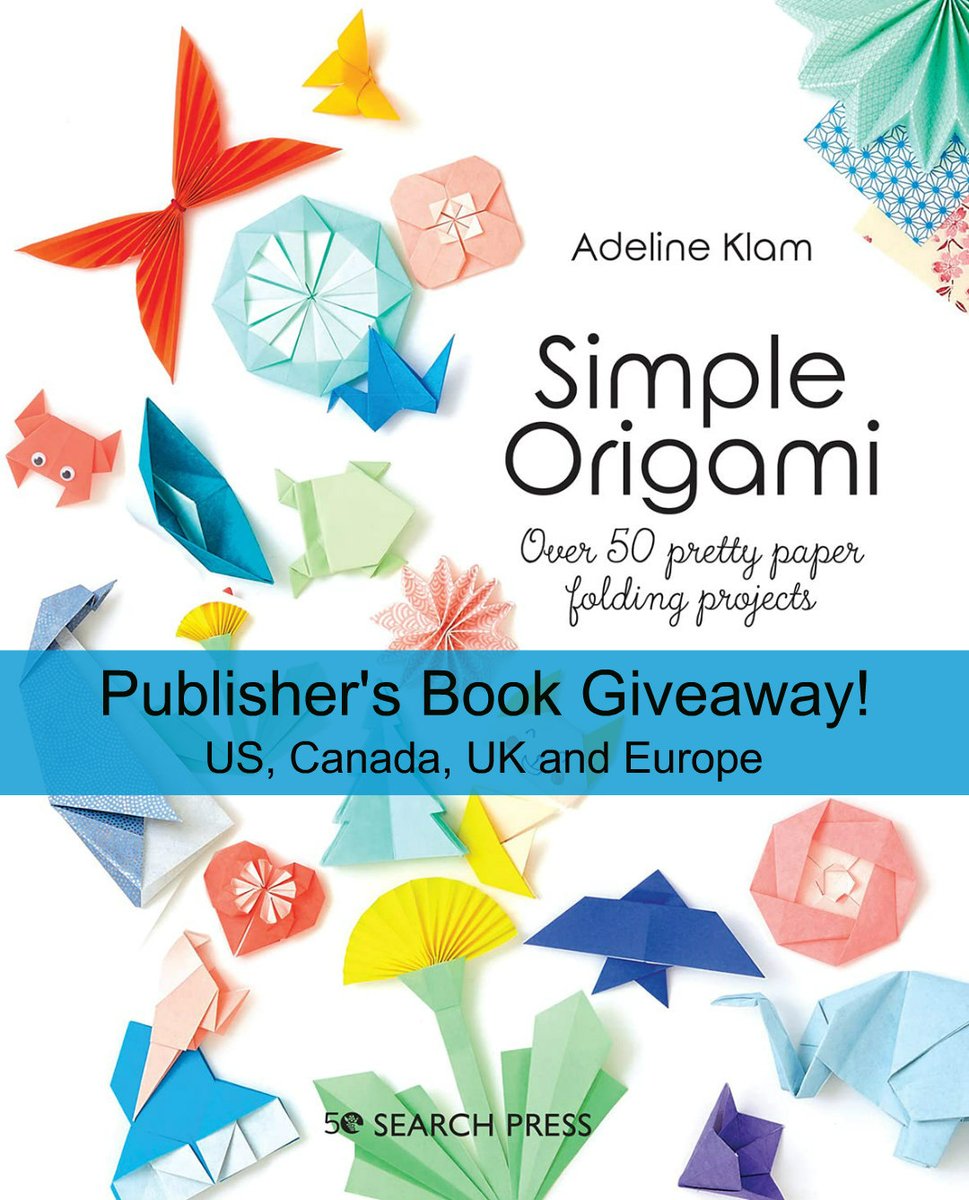 allthingspaper's tweet image. New on the blog: allthingspaper.net/2022/11/simple… Toss your hat into the ring for a giveaway of this nifty little book sponsored by @SearchPress... well, not so little as it has 224 pages and 51 cute/pretty/elegant projects! #origami #papercrafts