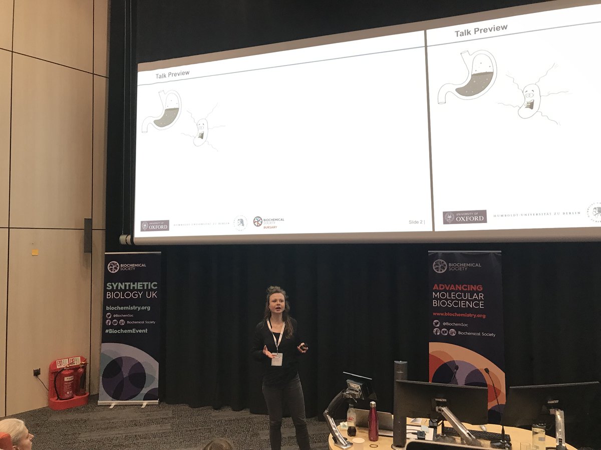 Illuminating talk by Kristin Funke @FunkeKristin at SBUK22 on multiplexing light-controlled systems for complex responses in bioreactors, as well as modelling of dynamic actuation. Pun intended. #BiochemEvent @BiochemSoc