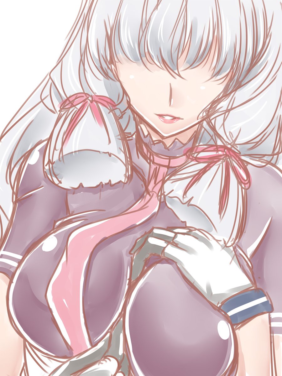 Д◎)Σ やばい、今日いいおっぱいの日じゃん!!(ヲイ
#艦これ #落書き #叢雲さん #いいおっぱいの日 