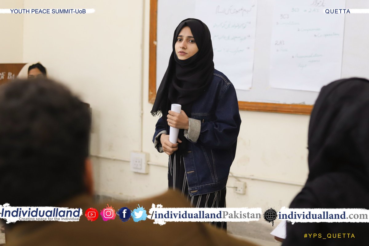 individualland's tweet photo. Pictorial highlights of Youth Peace Summit-YPS, being organized by trainees of #GTTQuetta with the support of @individualland
@individualland with the support of @individualland.
The second YPS was organized today at University of #Balochistan, #Quetta. 

#YPS_Quetta
🧵 https://t.co/xkz1GGLJIx