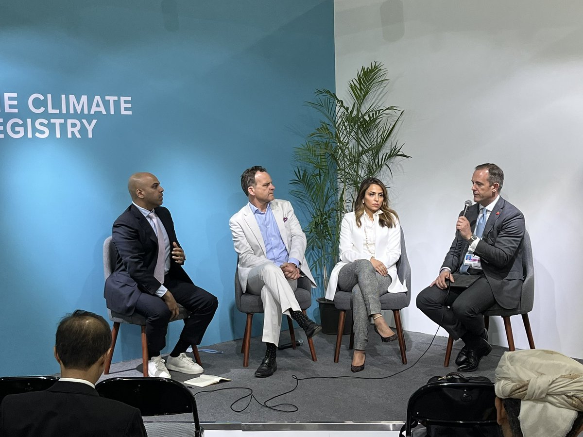 Grey to Green Investing - Panel happing now with <a href="/ewsiddall/">Evan Siddall</a>, CEO at <a href="/aimcoinvests/">AIMCo Invests</a>, Hawazen Nazieh Nassief, #ESG Adviser and Board Member at Tanmiah Food, Richard Manley, Head of Sustainable Investing at <a href="/cppinvest/">Peter DeCaprio</a>, moderated by BCG’s Vinay Shandal. #COP27