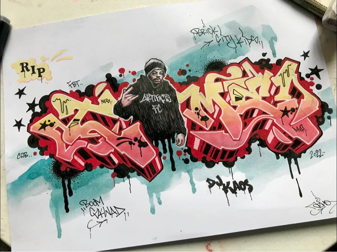 BigBongoDong's tweet photo. My homie, style king extraordinaire #azhqone #rockinroger straight outta #gangsterdam aka #amsterdam #mokum made a #tame1 tribute drawing. I would say this is spot on. #graffiti #sketching #stylewriting #styleking #tribute #artifacts #riptame1 https://t.co/Iup31Oc8Sd