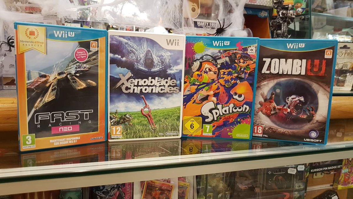 zoneretrocash's tweet photo. Arrivage 🤩🤩🤩 lot de jeux #WiiU #XenobladeChronicles #Splatoon #zombiu #fastracing https://t.co/BtG92jtjux