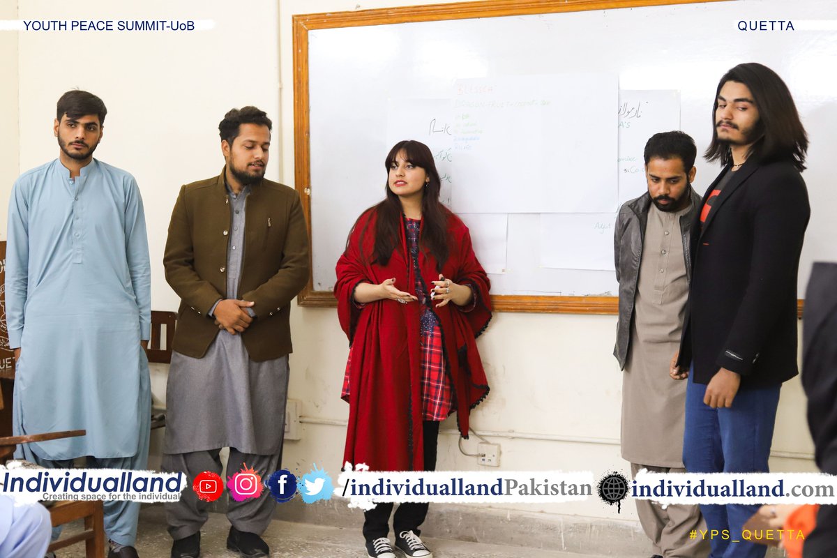 individualland's tweet photo. Pictorial highlights of Youth Peace Summit-YPS, being organized by trainees of #GTTQuetta with the support of @individualland
The second YPS was organized today at University of #Balochistan, #Quetta. 

#YPS_Quetta https://t.co/Ri5LrQuHoM