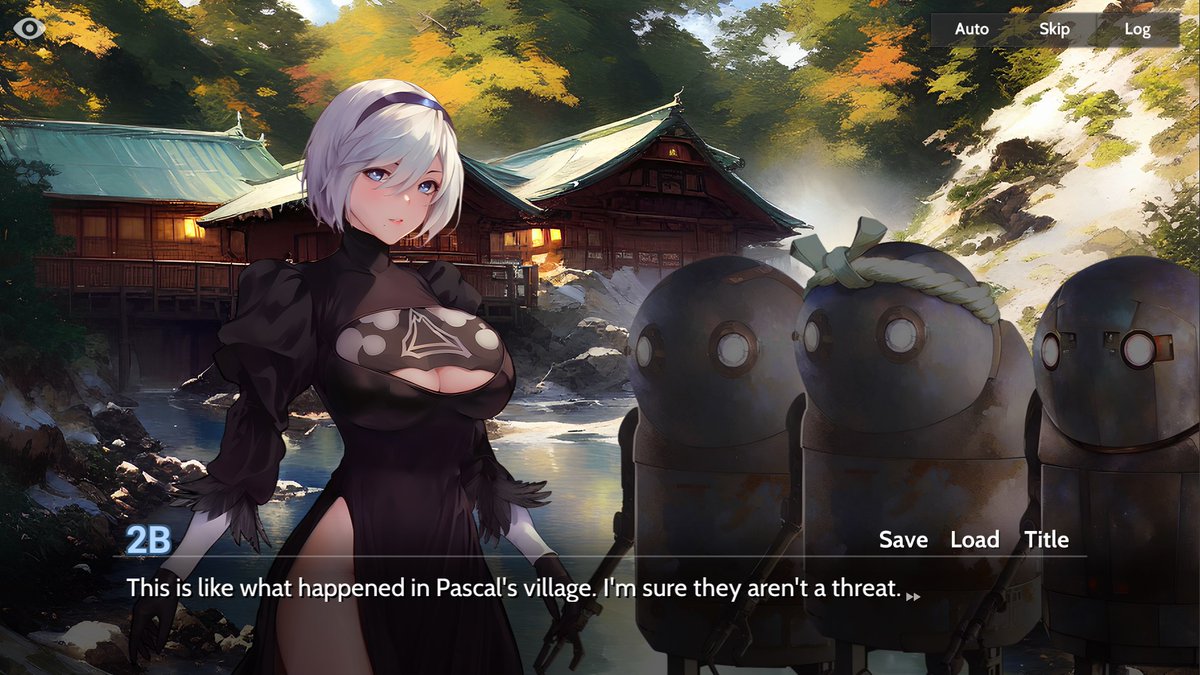 I'm making a fan VN of Nier 😊