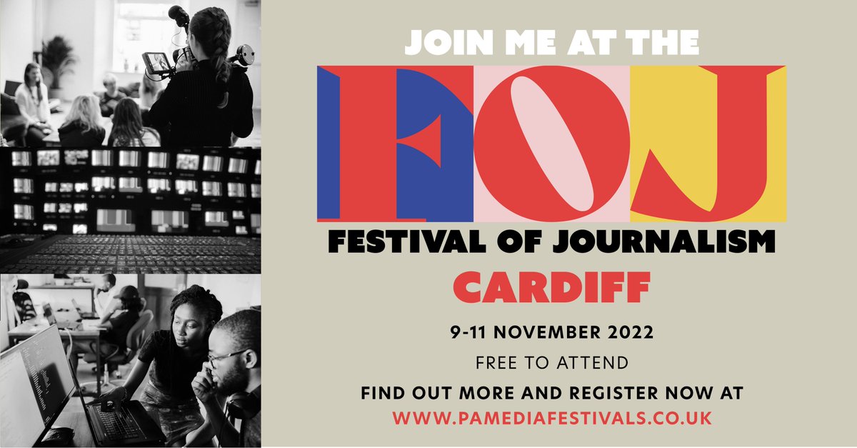 Beyond honoured that I'm going to be a panellist at the FREE #FestivalOfJournalism hosted by @PA_Training🤯
I will be in Cardiff talking about 'first steps in your journalism career' on Thursday (November 10).
Find out more, or register for free, at pamediafestivals.co.uk