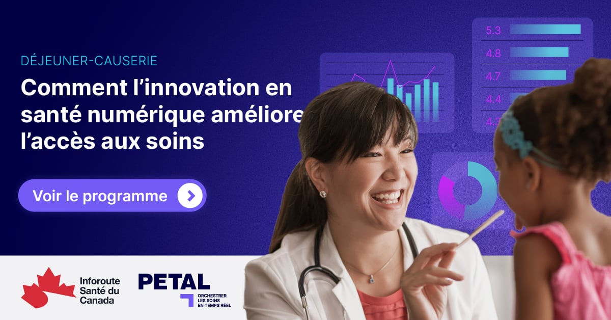 Lors de la Conférence du Partenariat d’<a href="/InforouteSante/">Inforoute</a>, nous discuterons des défis et possibilités qui touchent la transformation de la prestation des soins au déjeuner-causerie «Comment l’#innovation en #santénumérique améliore l’accès aux soins». 🏥 🇨🇦hubs.ly/Q01rpx5W0