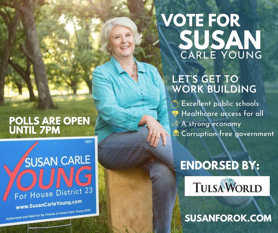 SusanForOK's tweet image. Today is about building the future we all deserve. VOTE.
Polls are open until 7pm! Find your polling location and more info at okvoterportal.okelections.us.
I'm grateful to be in this race for you, your family, our community and the state we love. 
Let's win this &amp;amp; let's get to work.
