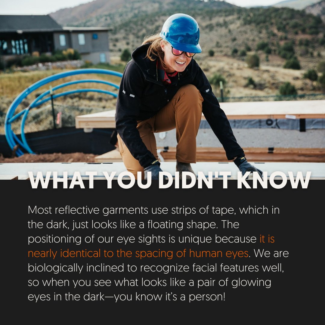 Truewerk's tweet photo. Bet you didn't know this about our eye sights. ๐ What are those reflective patches on our clothes, and how are they helpful? Find out in this week's #TransparencyTuesdays.
https://t.co/tstmryVCxh
#truewerk #workwear https://t.co/dJEwNQgRe9