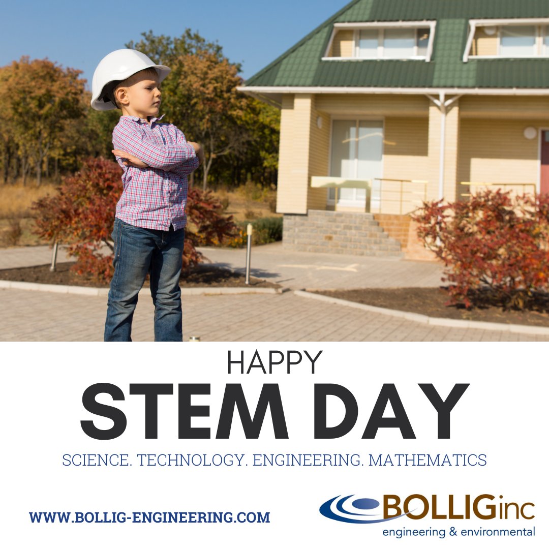BolligEngineer1's tweet photo. Today is National STEM (Science, Technology, Engineering, Mathematics) Day... We are thrilled to see kids exploring their STEM interests at a young age and getting curious about engineering!
#STEMDay #STEM #Engineering #Engineeringcareers #STEMCareers #StemDay2022 https://t.co/kZx0nS146q