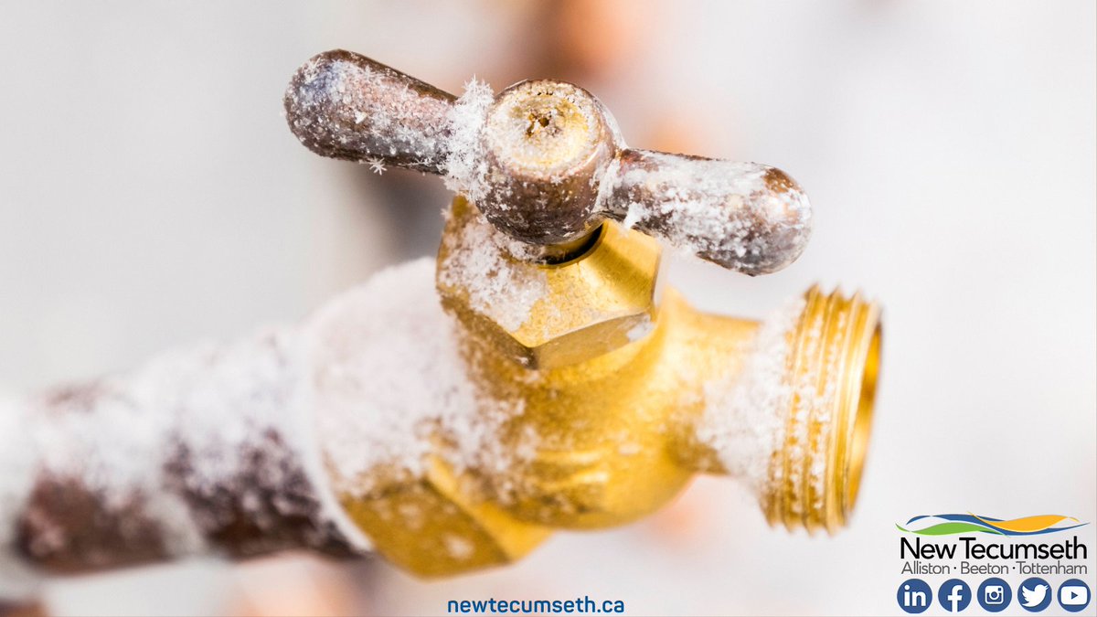 New Tecumseth on Twitter "Winter is around the corner! Outdoor pipes