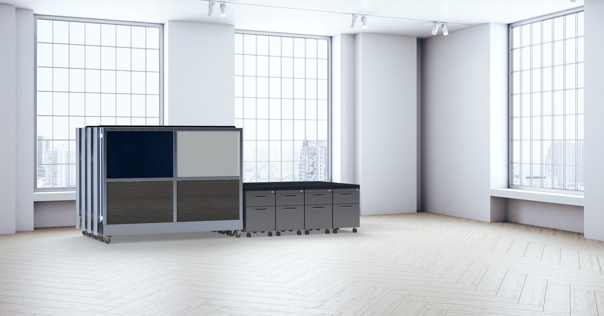 From being stored at 15% of it's open footprint - to set up in minutes. The SOLO is the perfect mobile workstation 

#MobileFurniture #FlexibleFurniture #OfficeFurnitue #ModernOffice #WorkPlaceDesign #WorkBetter