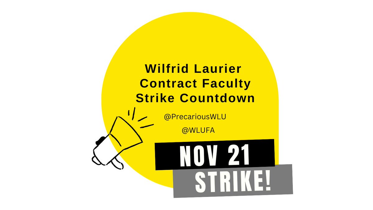 PrecariousWLU's tweet photo. We would like to thank #CUPE for demonstrating the power of organized labour. #Contractfaculty and @laurier have been taking note. https://t.co/Lf0OD1IAXO