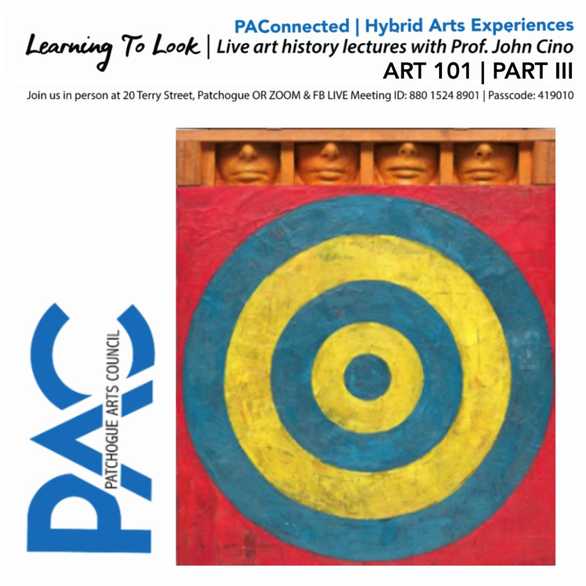 LEARNING TO LOOK | ART 101 - Part III | Monday, November 14 @ 6PM |   Zoom or @ MoCA L.I. with Prof. John Cino
Link in bio
Read more -----------&gt; conta.cc/3G2iLyq
conta.cc/3DTIdnj