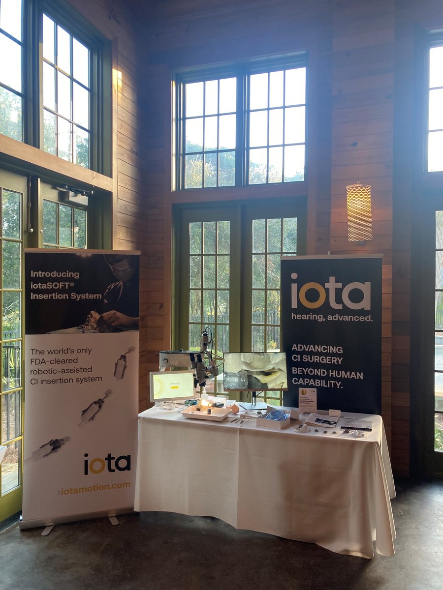 iotaMotion's tweet photo. Great discussions by leading surgeons and audiologists in the CI Industry taking place at the Fall Cochlear Implant Meeting hosted by @VanderbiltENT. #audpeeps #cochlear #innovation https://t.co/5xQ9a3cTSc
