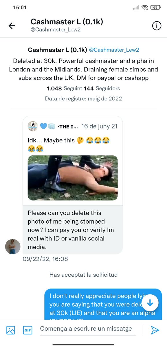Little_IceQueen's tweet photo. Go bother someone else.

Pay what you owe me or sh*t will hit the fan https://t.co/tXut7kavQC