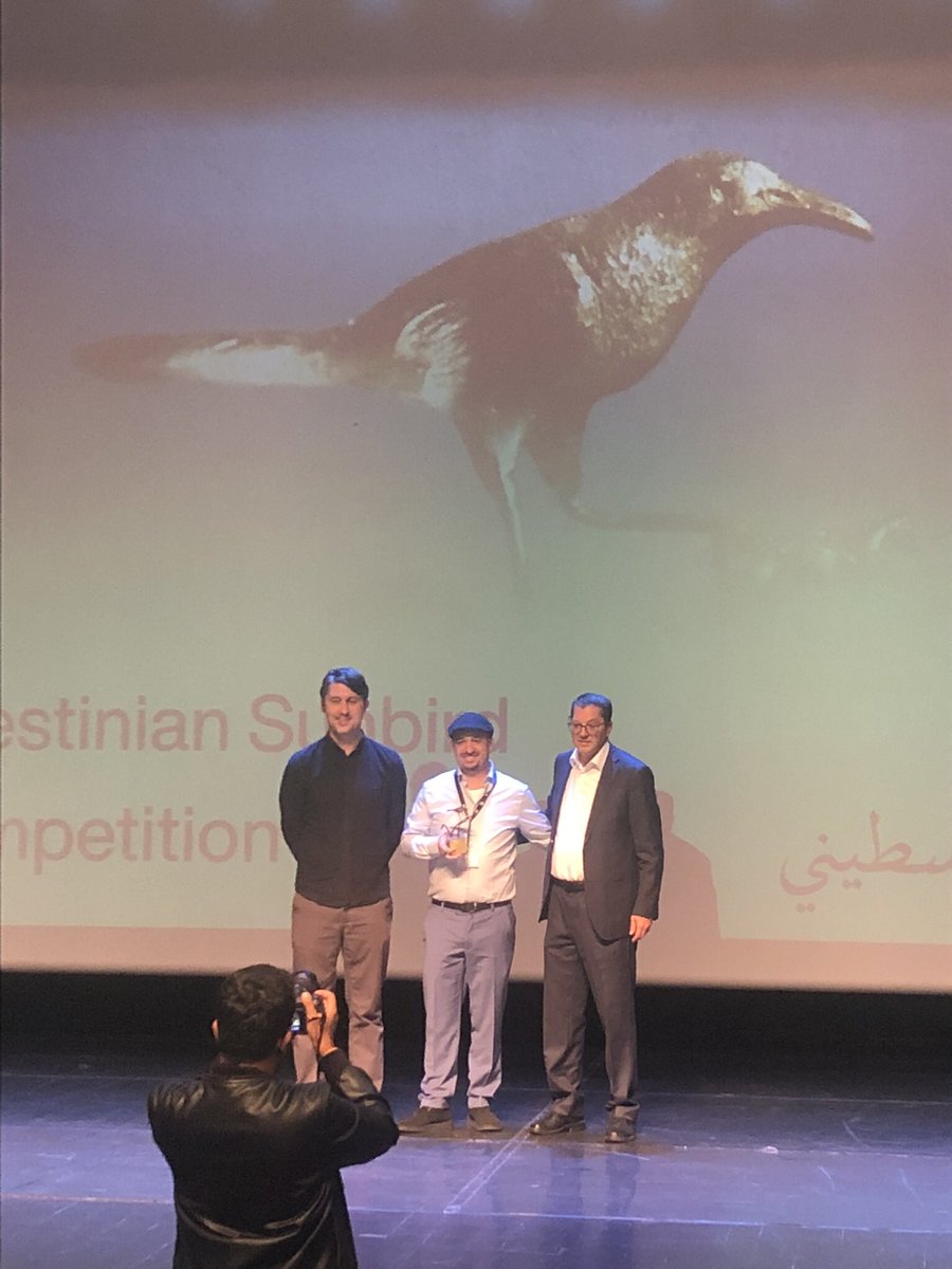 MartinDaltry's tweet photo. Great to welcome Stuart Sloan @BelfastFilmFes1 to the amazing #PalestineCinemaDays & screen new Irish language thriller #Doineann & develop exchange with @FilmLabPal @BCouncil_NI @DocsIreland @ps_British @British_Film 🎬🎥🍿 https://t.co/GXSWkJOjpX