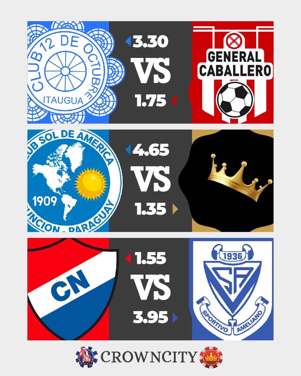Decime tu pálpito para los partidos de hoy 🙈🙈
Les leo 😌
<a href="/ApuestasCrown/">Crown City</a> 
#apuestas #futbol #crowncity