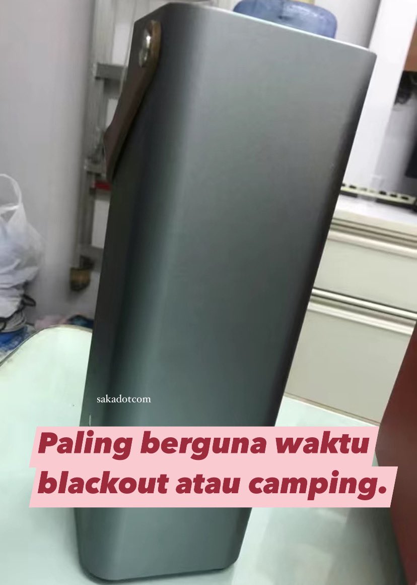 mekmeracun's tweet photo. Boleh bawa travel, camping atau guna di kawasan yg takde power supply. Kapasiti kuasa besar, boleh tahan lama. 

Sangatlah function utk waktu kecemasan.. kalau tetiba rumah blackout, ni la penyelamat.

Sini murah &amp; siap warranty: https://t.co/Shh9vAGJtf https://t.co/y6CN4NgPzB