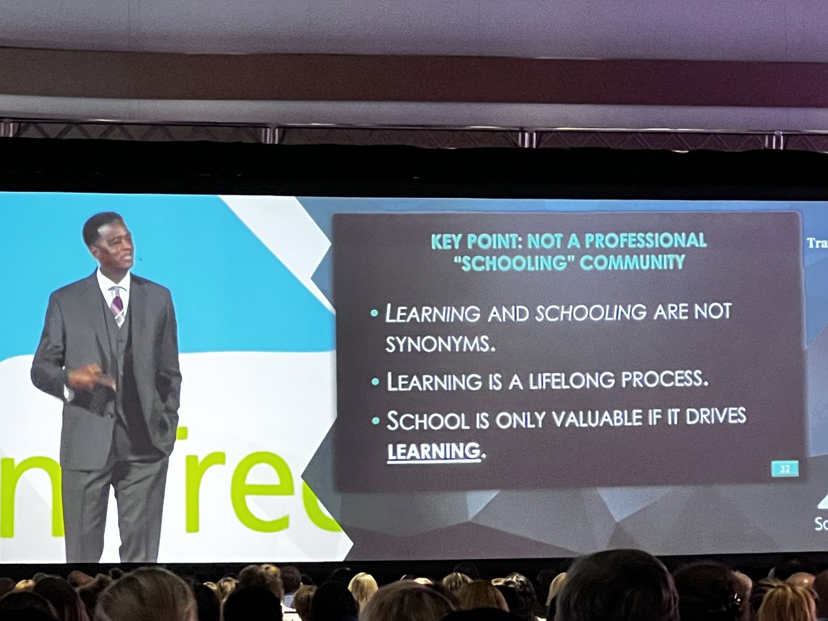 Learning and schooling are not synonyms. #atplc <a href="/SolutionTree/">Solution Tree</a>