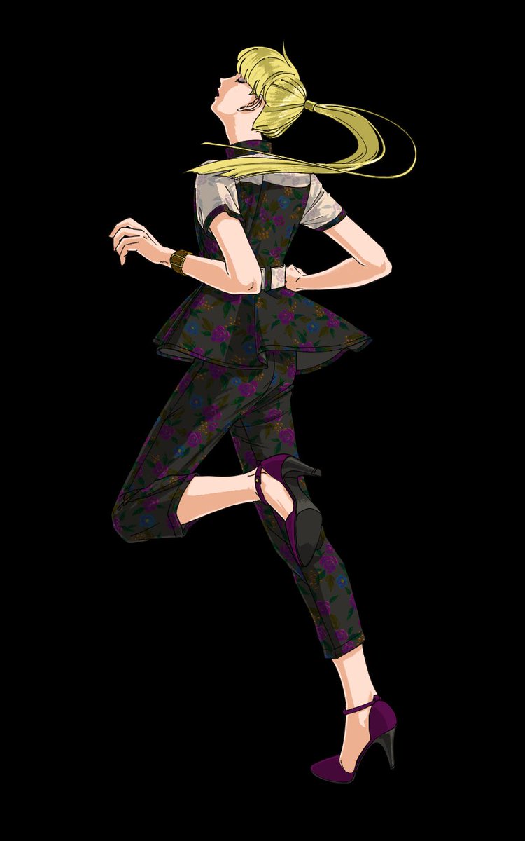 「黒×金 」|依田川のイラスト