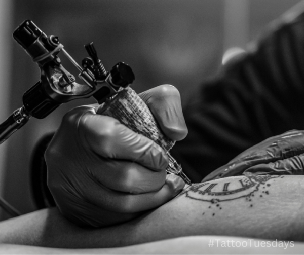 WellandMuseum's tweet photo. #TattooTuesdays: Did you know your skin gets jabbed anywhere from 50 to 3,000 times per minute during a tattoo session!? 

#Tattoo #Welland #Museum #ItsAllWellandGood https://t.co/qxw9WjpbyO