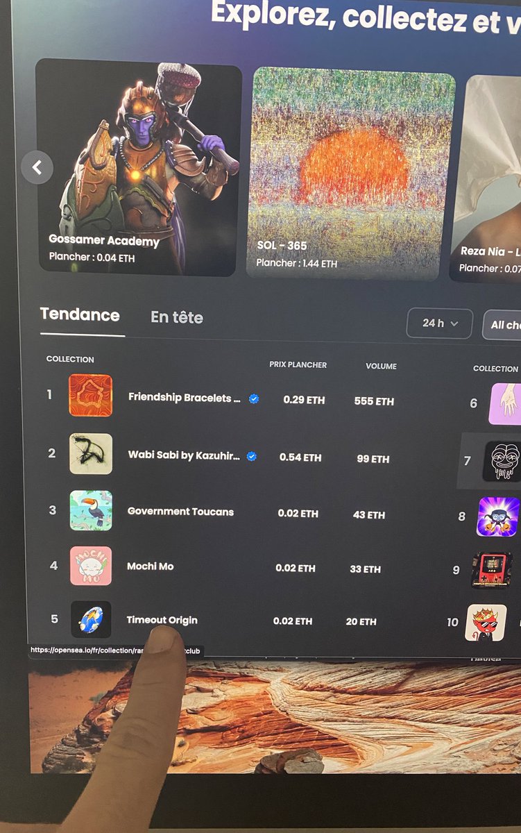 AcideArt's tweet photo. Top 5 @opensea yheaaa let’s go #opensea #timeoutorigin #top5 #nft #nftart https://t.co/TO0MxlOYs2