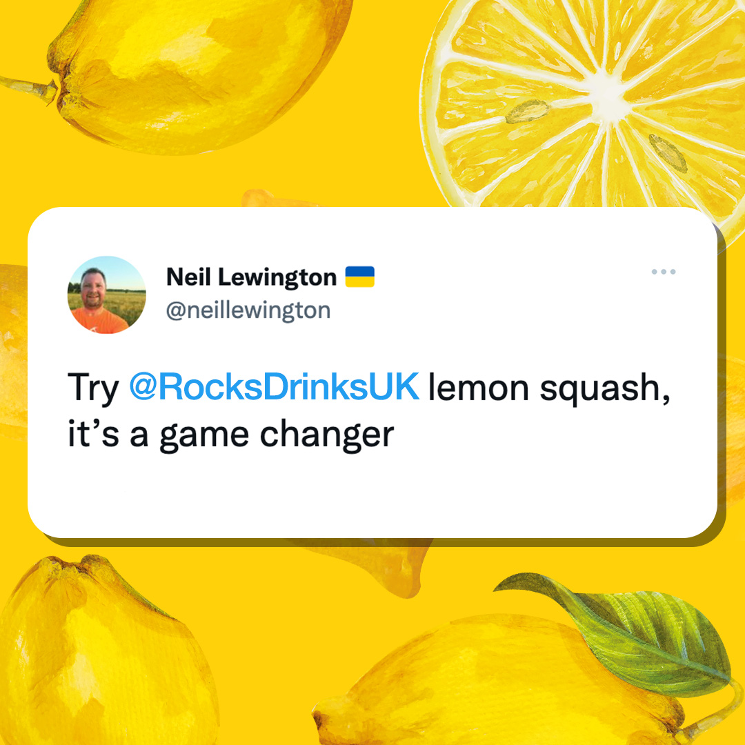 RocksDrinksUK's tweet photo. Game changer Neil? How about life changer? We’re modest about it though. https://t.co/cLXxXADVgr